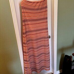 NWT Sandiva Crochet Lined Strapless Dress w/elastic